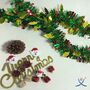 Hexing Hot and New Christmas Berry and Leaf Tinsel Foil Garland Special Gif
