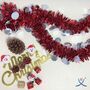 Hexing Best Selling Christmas Gingham Tinsel Great for party