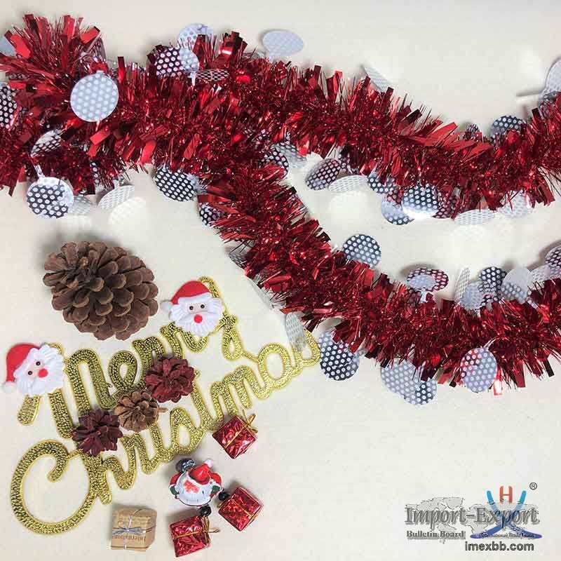 Hexing Best Selling Christmas Gingham Tinsel Great for party