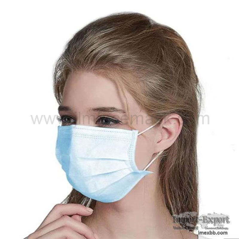 Protective Blue Disposable Respirator Protective Face Mask with CE