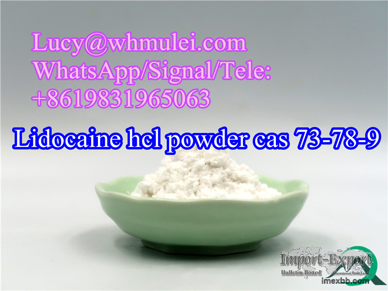Fast delivery Lidocaine hcl CAS 73-78-9 China Manufacturer with Best Price