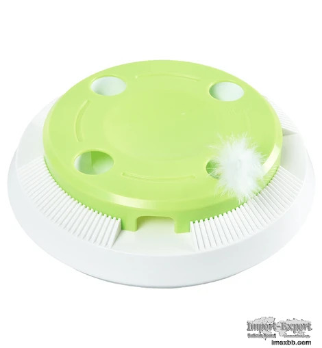 POILS BEBE ELECTRIC UFO-SHAPE TOY WITH SPIN FEATHER
