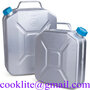 Garrafa aluminio o depósito Jeep para combustible y agua 20 Litros con tapa