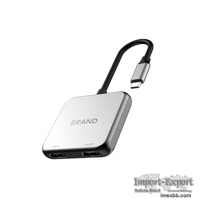 UC3901 2 Ports USB-C Hub Dual HDMI