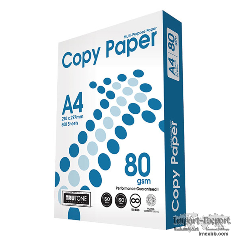 Multi-Purpose Copy Paper 75 GSM (for copiers, laser and inkjet printers)