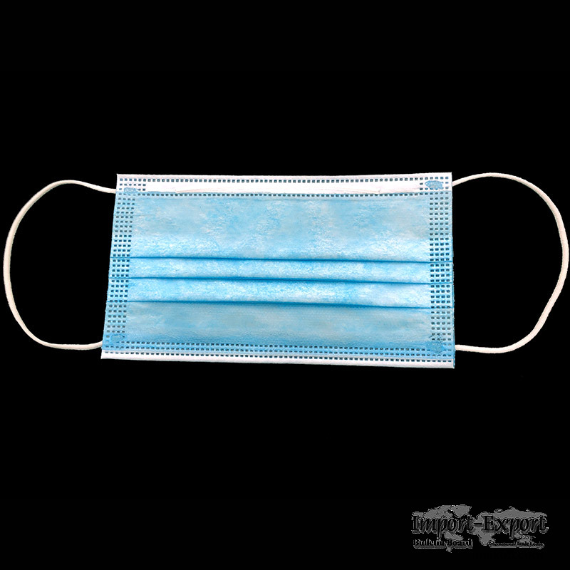 EAVEZ 3 ply white or blue disposable protective mask