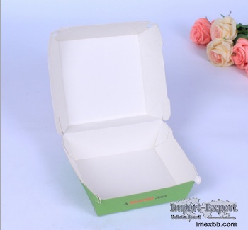 Custom Made Printed Paper Burger Box
