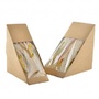 Wholesale Disposable Kraft Paper Sandwich Boxes