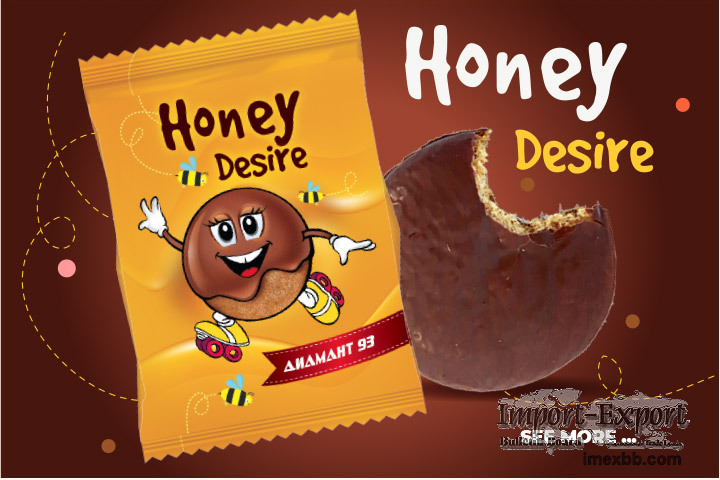 Cocoa Coated Honey Cake