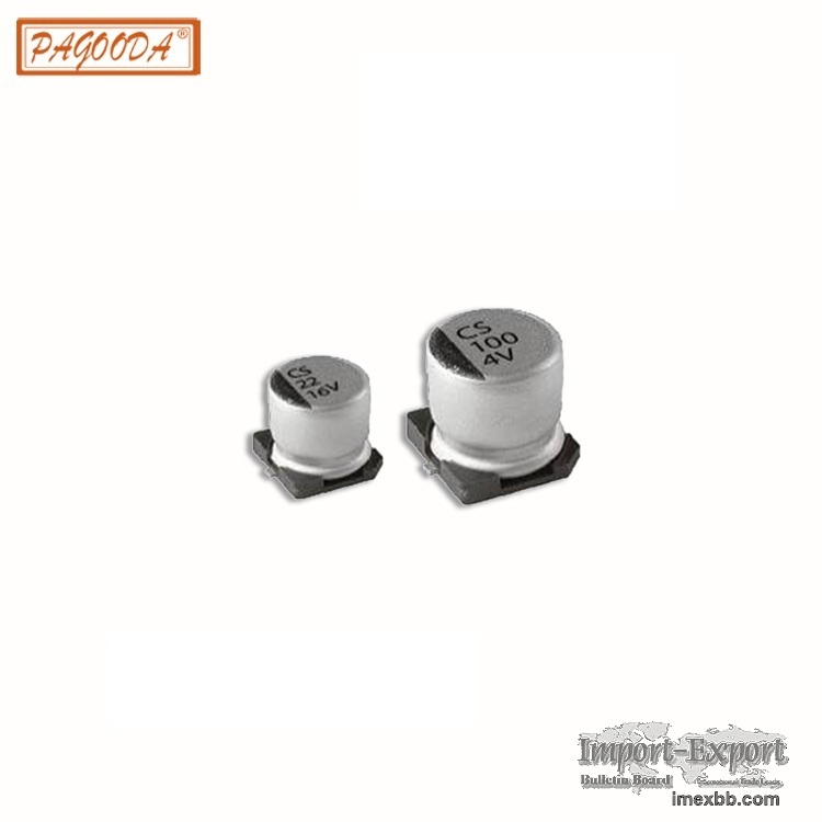 0607 SMD aluminum electrolytic capacitor K±1% made in China manufacturer