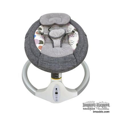 Coloured Baby Automatic Swing Bassinet With Vibration and Melody Function