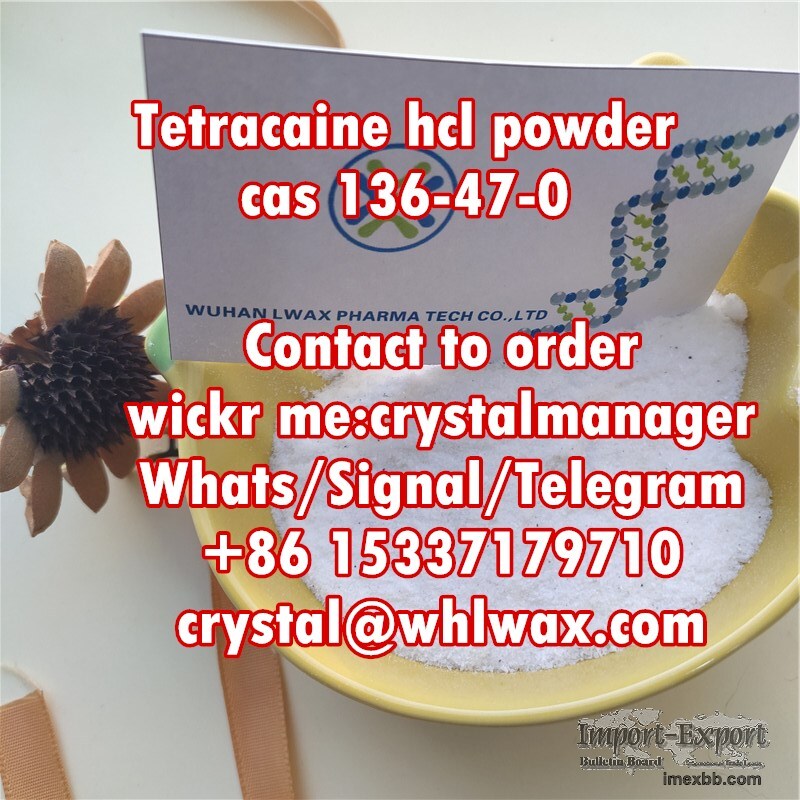 Tetracaine hcl powder cas 136-47-0/94-24-6