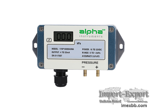 Model 178 LCD Display Differential Pressure Transmitter
