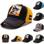 Hot selling trucker cap animal carton embroidery caps for boys 100% cotton 