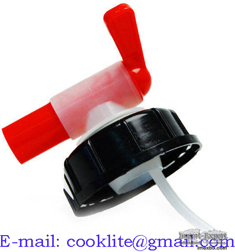 Screw Dispensing Cap Tap Areoflow Self Vented 58mm for 25L Chlorine Drums L