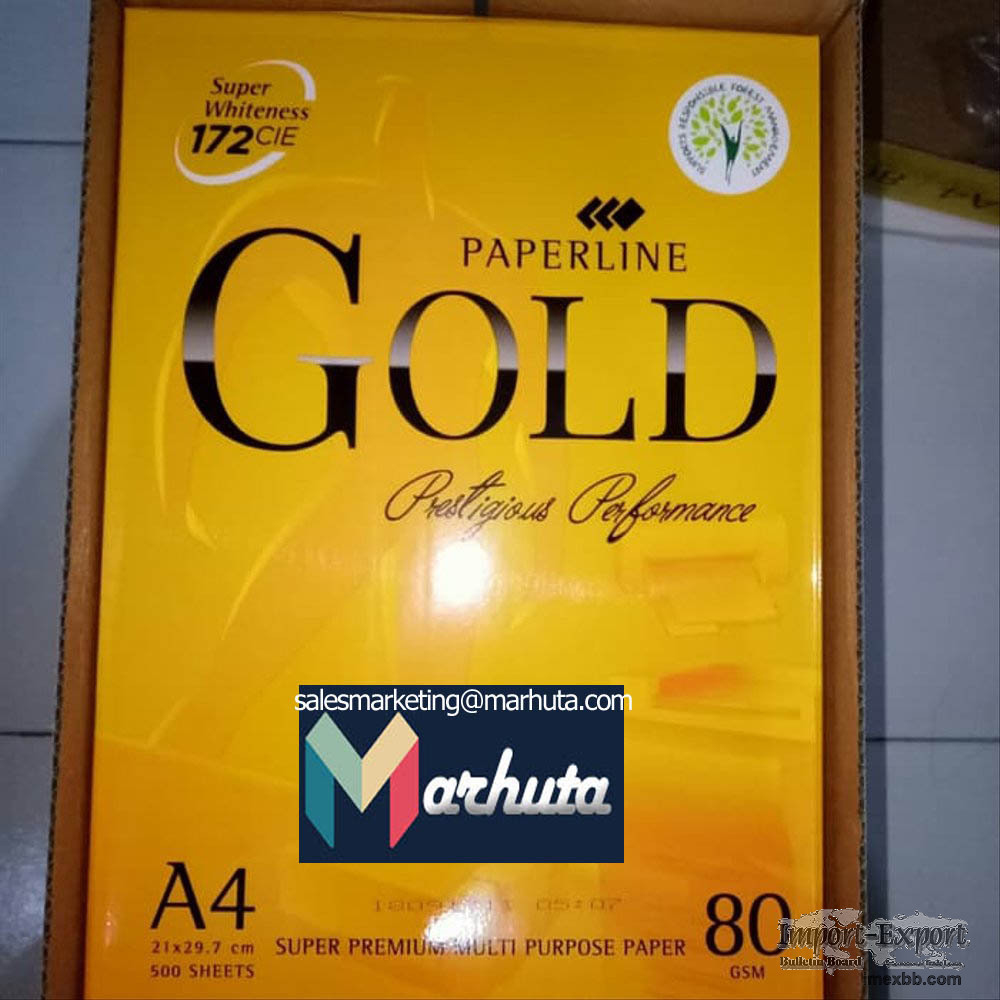 Best quality Paperline Gold A4 paper 80 GSM 