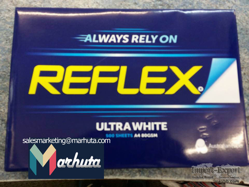 Best quality Reflex copy paper A4 80 GSM 
