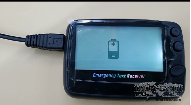 Rechargeable Li battery Alpha pager radio pocsag pager beeper