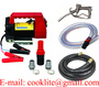 Portable electric diesel oil fuel transfer extractor pump motor self primin