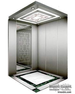 Etched Mirror Passenger Elevator