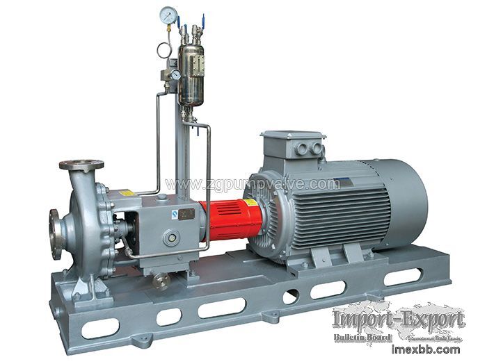 Horizontal chemical process pump