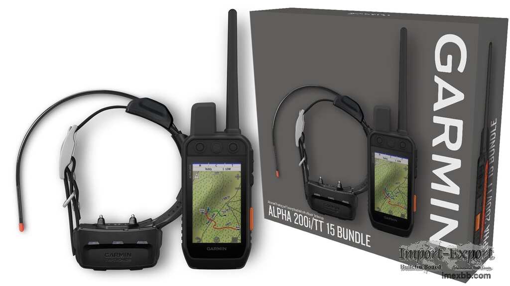 Garmin Alpha 200i/TT 15 Dog Tracking and Training Bundle, Handheld and Coll