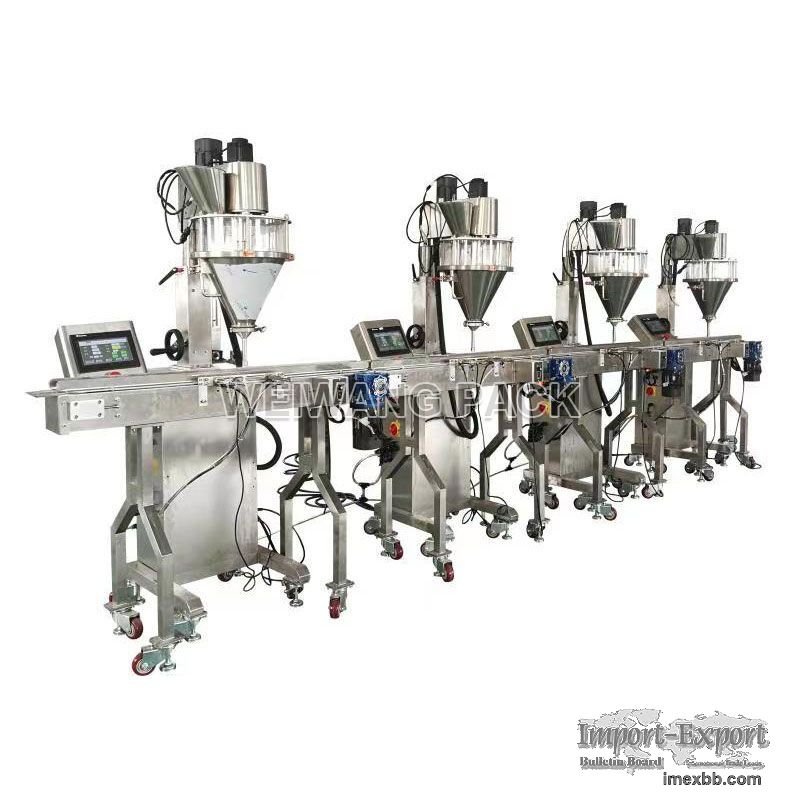 Automatic/semi-automatic powder dosing filling sealing capping line