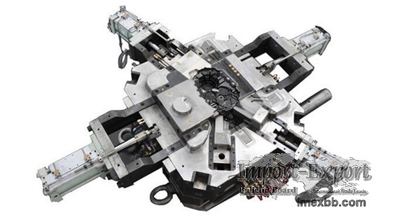 Aluminum die cast with powder coating