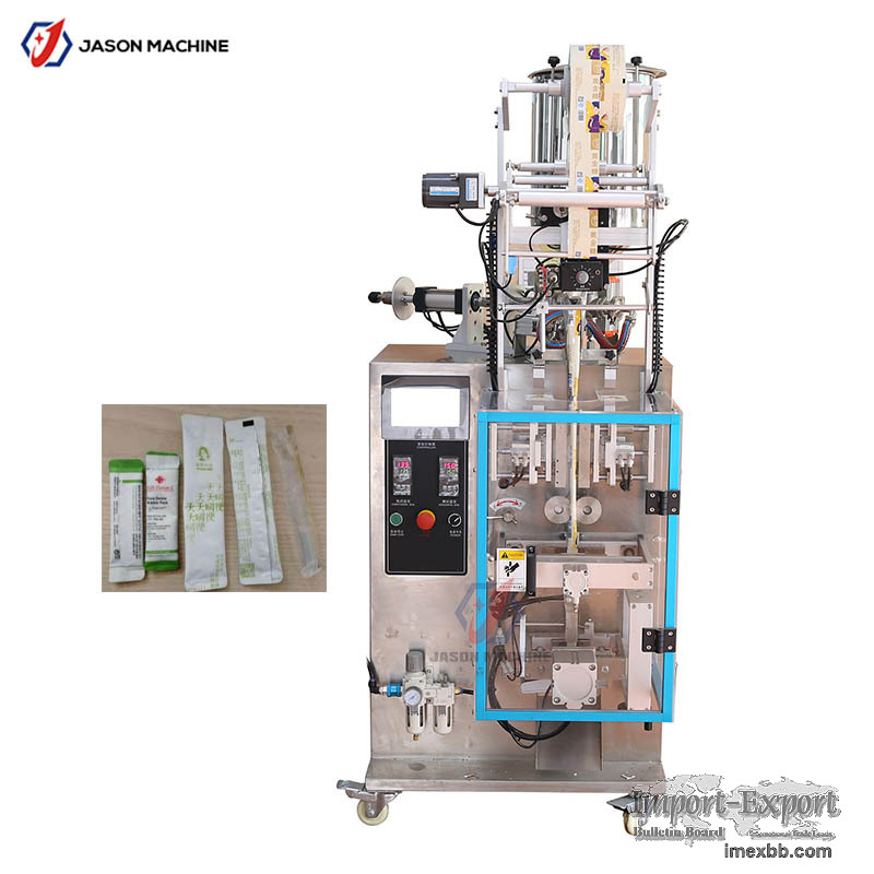 Fruit shape juice pouch filling sealing packaging machine