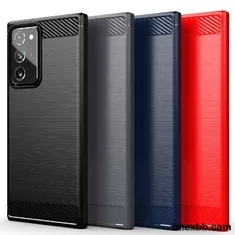 Luxury Shockproof Phone Cases Carbon Fiber TPU Back Cover Anti Slip