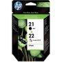 Best deal HP 21/22 SD367AE Black and Tri-Colour Ink Cartridges