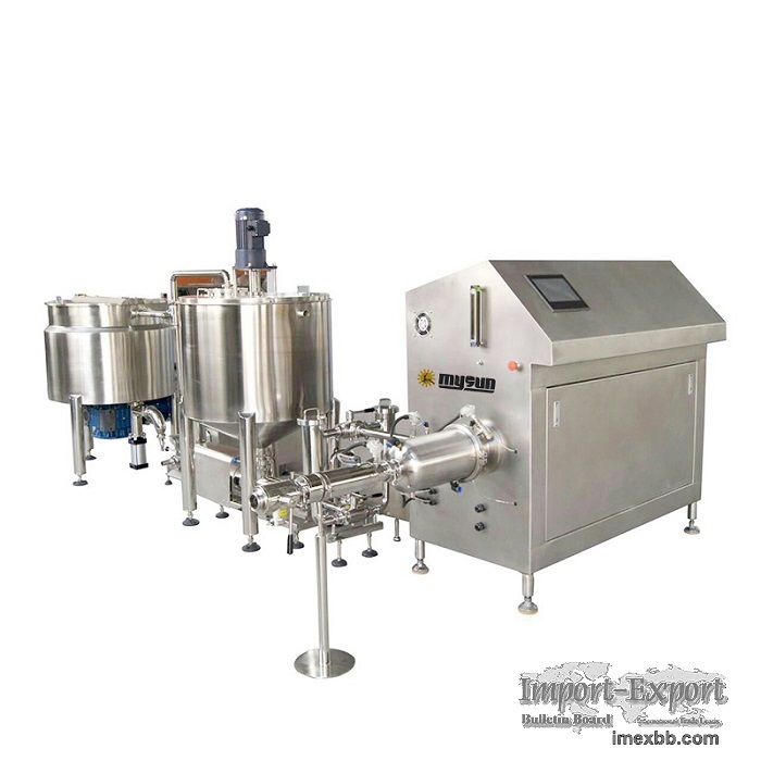 Continuous cake mixer