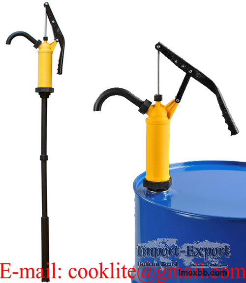 Drum Dispenser Pump / Polypropylene Lever Style Hand Chemical Pump