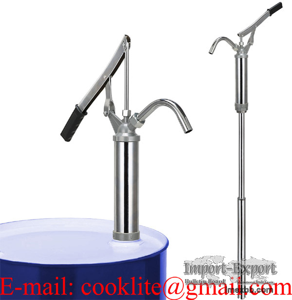 Steel hand pump with lever / Hand operated drum pump