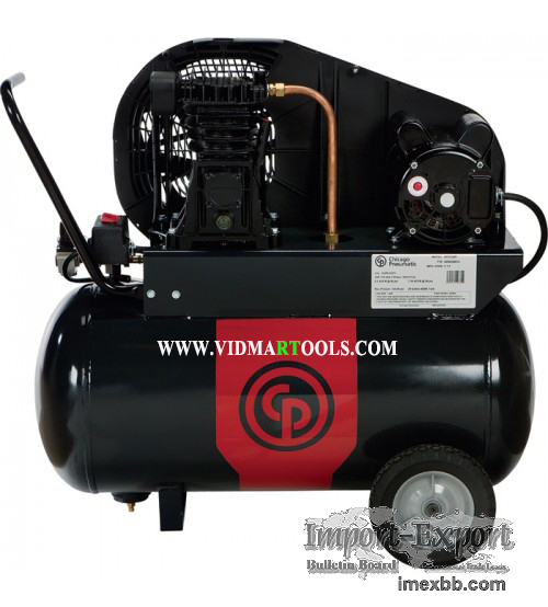 Chicago Pneumatic Portable Electric Air Compressor - 2 HP, 20 Gallon Horizo