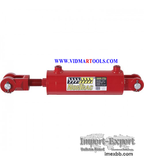 NorTrac Heavy-Duty Welded Cylinder - 3000 PSI, 3.5in. Bore, 8in. Stroke