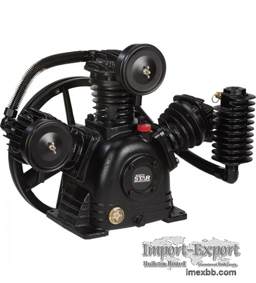 Air Compressor Pump NorthStar 2 Stage 3 Cylinder 14.9 CFM 90 PSI