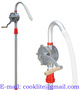 Aluminum Rotary Gas Oil Fuel Hand Pump 55 Gallons Self Priming Dispenser