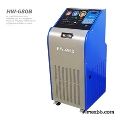 4HP AC Refrigerant Recovery Machine HW-680B R134a With Leak Detection