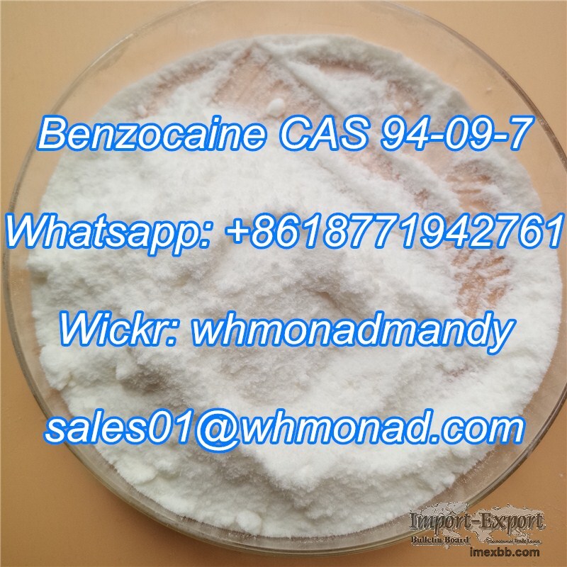 99% Benzocaine CAS No. 94-09-7 Manufacturer Stocks Supply 