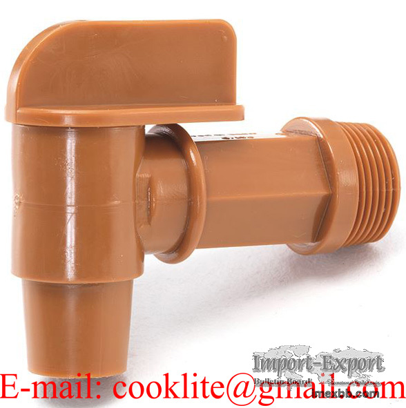Plastic Spigot 3/4" Manual Drum Faucet 5 Gallon Carboy Tap for Drain Liquid