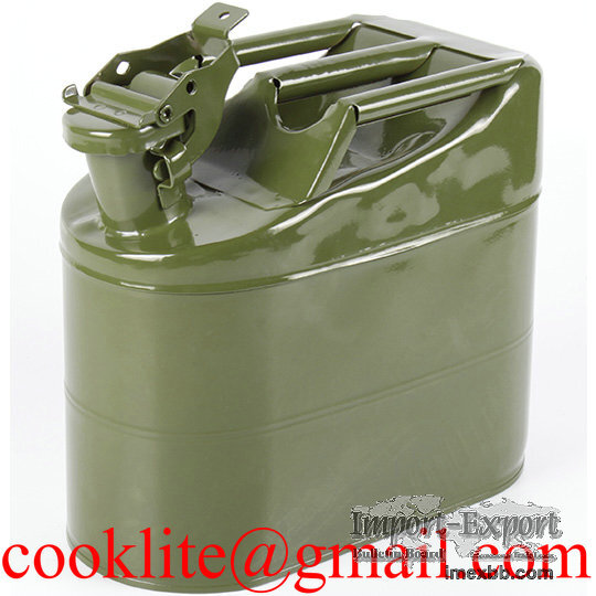 American / European Metal Fuel Jerry Can 5L Portable Diesel Petrol Gas Tank