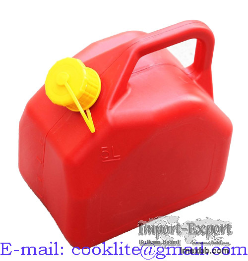 Polyethylene Plastic Fuel Petrol Diesel Jerry Can 5L Gas Water Canister