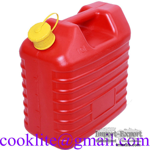 10L Petrol Fuel Can Plastic Diesel Jerry Can Oil Water Carrier Container
