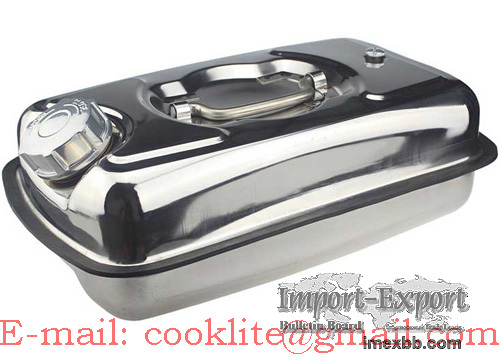 Stainless Steel 5 L Portable Jerry Can for Boat/4WD/Car/Camping Petrol/Fuel