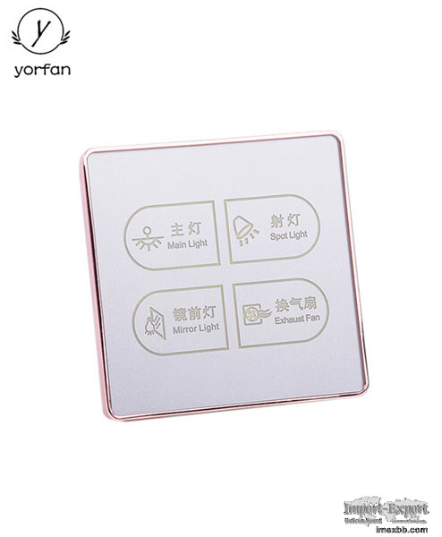 Hotel Touch Screen Light Switch T-LS-4-4