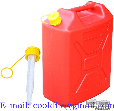 5 Gallon 20 Litre Plastic Jerry Can HDPE Gasoline Diesel Fuel Carrying Tank