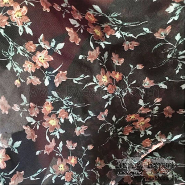 Polyester Voile Printed Fabric