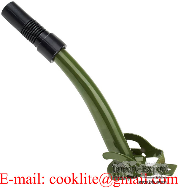 Metal Jerry Can Pouring Spout with Rubber Flexible Nozzle For NATO Gas Cans