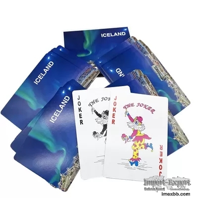 57*87mm Custom Playing Cards Front And Back , Personalised Jumbo Bridge Car